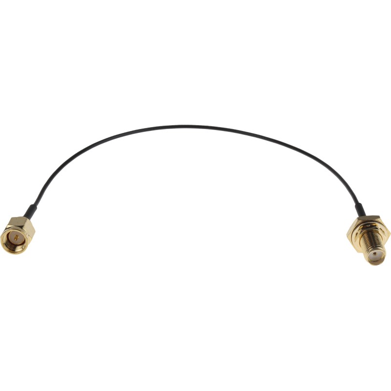 1 pcs - RS PRO Female SMA to Male SMA Coaxial Cable, 200mm, Terminated