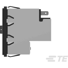 1 pcs - TE Connectivity 6A, 115 V ac, 230 V ac Snap-In IEC Inlet Filter PS000DS6B, Faston