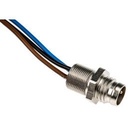 1 pcs - Hirschmann Straight Male 3 way M8 to Unterminated Cable assembly, 500mm