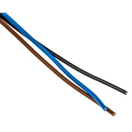 1 pcs - Hirschmann Straight Male 3 way M8 to Unterminated Cable assembly, 500mm