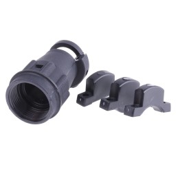 1 pcs - ITT Cannon, TNASize 14 Straight Circular Connector Backshell With Strain Relief, For Use With Neptune Circular
