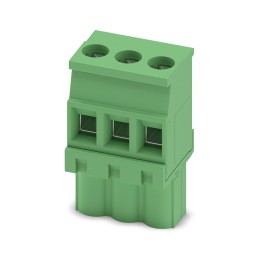 1 pcs - Phoenix Contact 5.08mm Pitch 3 Way Pluggable Terminal Block, Plug, Cable Mount, Screw Down Termination
