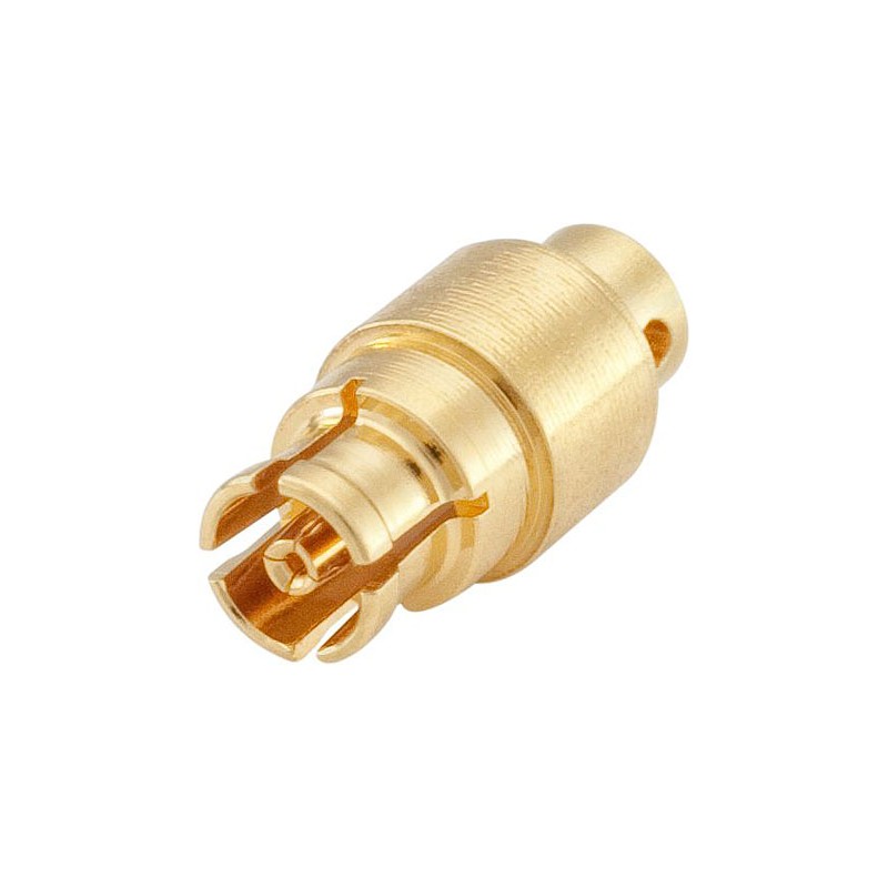 1 pcs - Rosenberger, jack Cable Mount SMP Connector, 50Ω, Crimp Termination, Straight Body