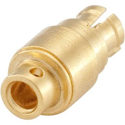 1 pcs - Rosenberger, jack Cable Mount SMP Connector, 50Ω, Crimp Termination, Straight Body
