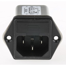 1 pcs - EPCOS 4A, 250 V ac/dc Panel Mount IEC Inlet Filter B84773A0004A000, Tab