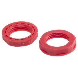 25 pcs - RS PRO Red Nylon 66 Cable Gland Locknut, M20 Thread, IP68