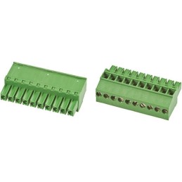 1 pcs - TE Connectivity 3.5mm Pitch 12 Way Pluggable Terminal Block, Plug, Cable Mount, Screw Down Termination
