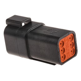 1 pcs - Deutsch, DT Automotive Connector Socket 6 Way, Crimp Termination