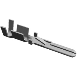 25 pcs - TE Connectivity FASTIN-FASTON .110 Uninsulated Male Spade Connector, Tab, 2.79 x 0.81mm Tab Size, 1mm² to 2.5mm²