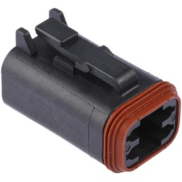 1 pcs - Deutsch, DT Automotive Connector Plug 4 Way