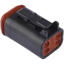 1 pcs - Deutsch, DT Automotive Connector Plug 4 Way