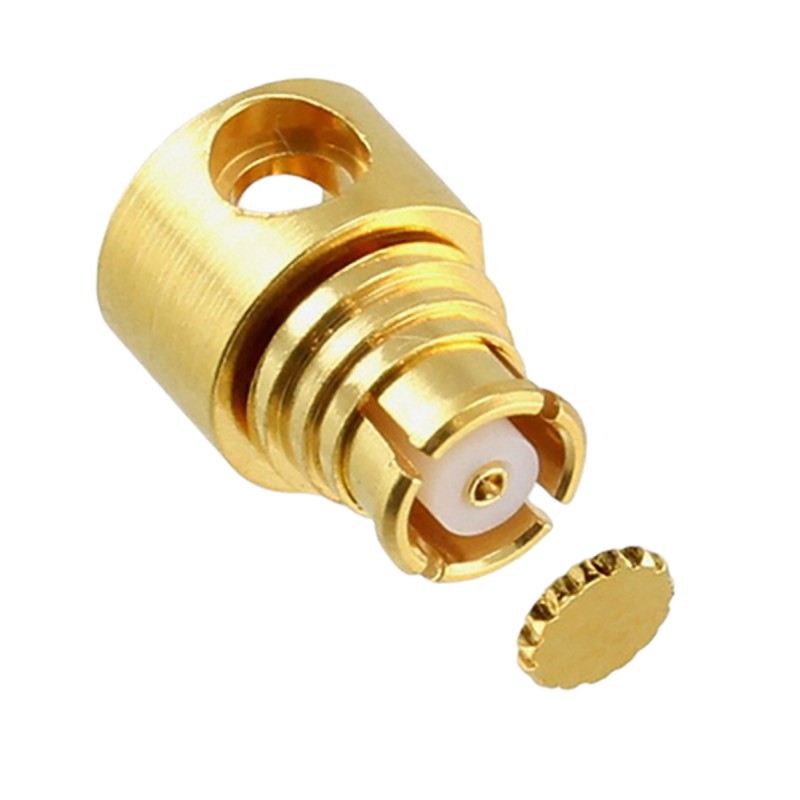 2 pcs - Molex 73415 Series, jack PCB Mount SMP Connector, 50Ω, Solder Termination, Right Angle Body