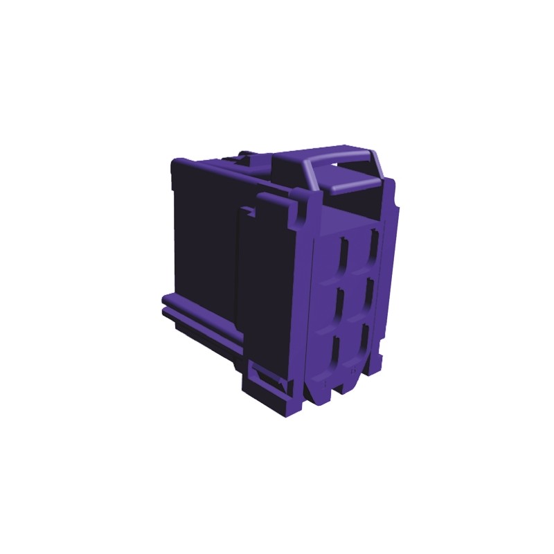 500 pcs - TE Connectivity, AMP MCP 2.8 Automotive Connector Socket 6 Way