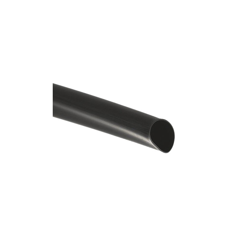 25 pcs - TE Connectivity Adhesive Lined Heat Shrink Tubing, Black 24mm Sleeve Dia. x 1.2m Length 4:1 Ratio, DWFR Series