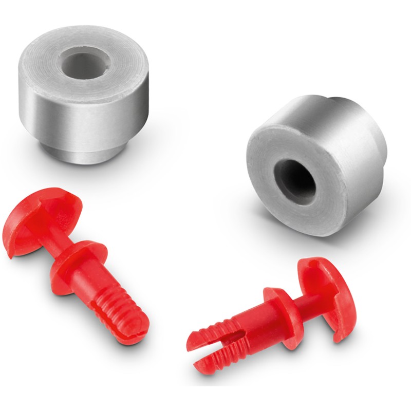 20 pcs - 7009776, 4.5mm High Nylon Snap Rivet Support for 2.5mm PCB Hole, 4mm Base