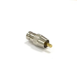 1 pcs - RS PRO Straight 75Ω Coaxial Adapter RCA Plug to BNC Socket 250Hz