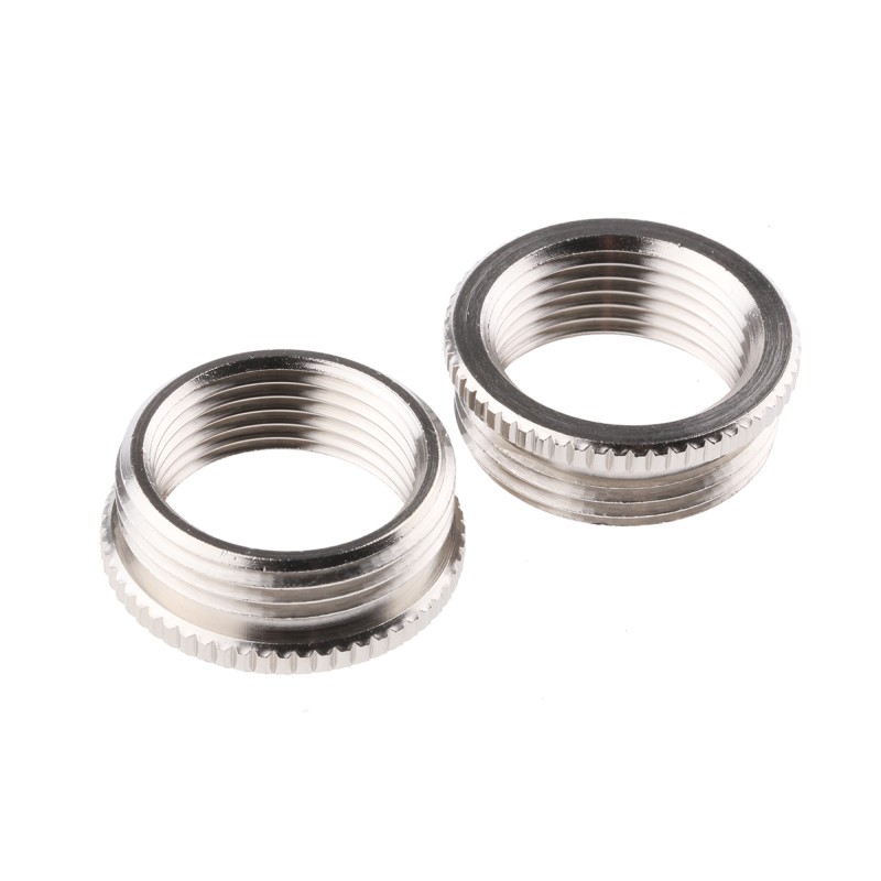 5 pcs - Lapp Cable Gland Adaptor, M25 Exterior Thread, PG13 Interior Thread, Nickel Plated Brass, SKINDICHT Series