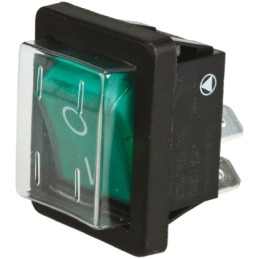 1 pcs - Arcolectric (Bulgin) Ltd Illuminated DPST, On-Off Rocker Switch Panel Mount