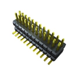 2 pcs - Samtec MW Series Straight Surface Mount PCB Connector, 14-Contact, 2-Row, 1mm Pitch, Solder Termination