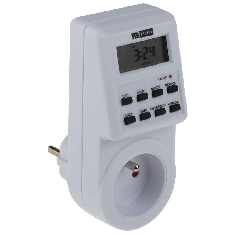 1 pcs - RS PRO Digital Plug In Timer