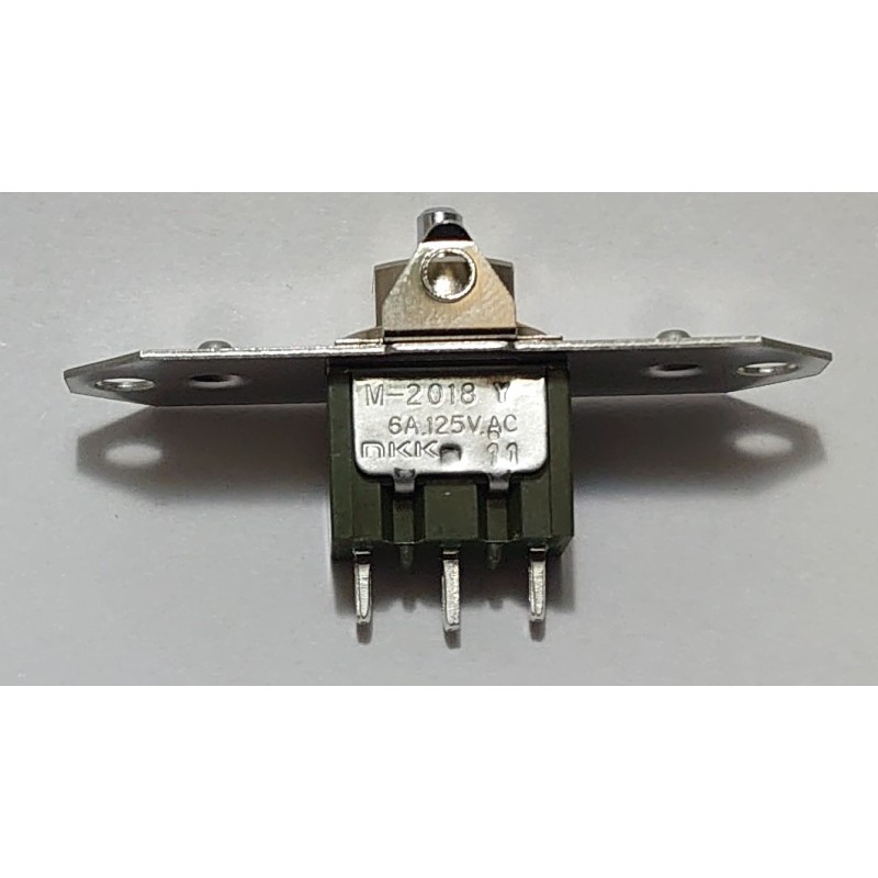 1 pcs - NKK Switches SPDT, Momentary On-Off-Momentary On Rocker Switch Panel Mount