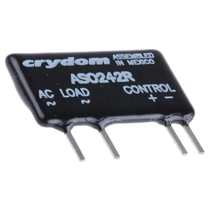 1 pcs - Sensata / Crydom Solid State Relay, 2 A Load, PCB Mount, 280 V rms Load, 10 V dc Control