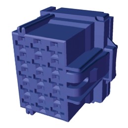 100 pcs - TE Connectivity, AMP MCP 2.8 Automotive Connector Socket 15 Way