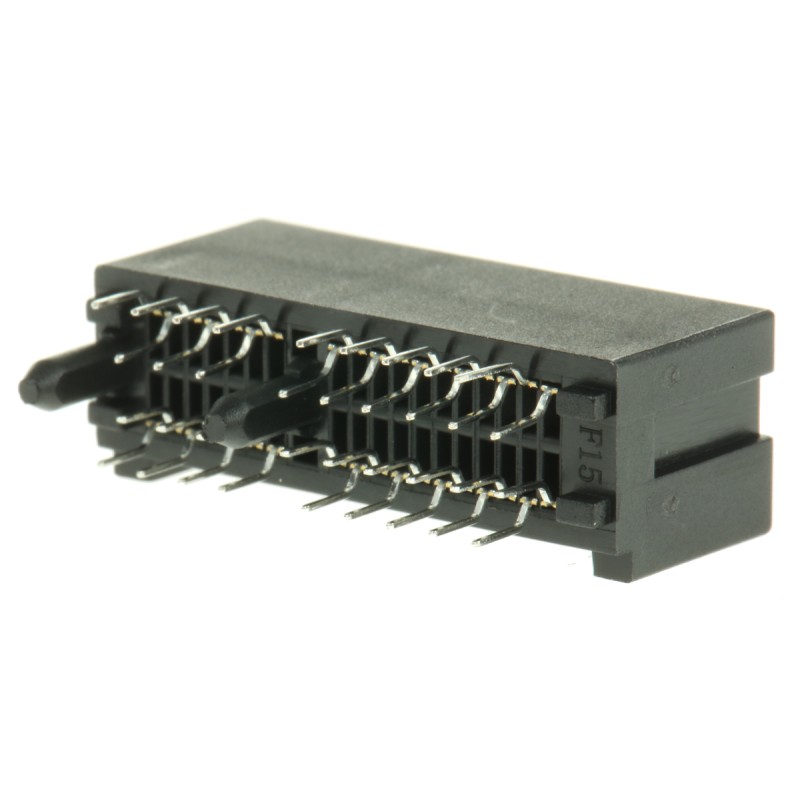 1 pcs - Samtec PCIE Series Female Edge Connector, Through Hole Mount, 36-Contacts, 1mm Pitch, 2-Row, Solder Termination