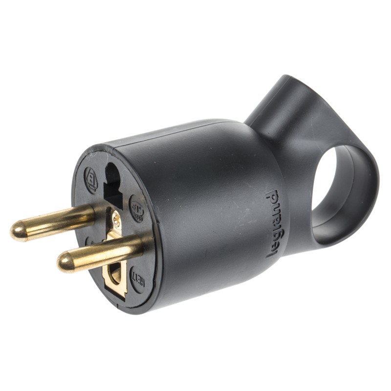 1 pcs - French Mains Connector, 16A, Cable Mount, 250 V ac