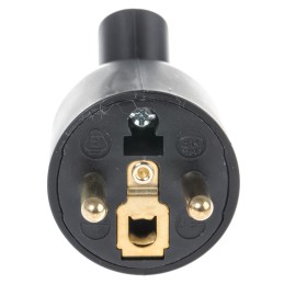 1 pcs - French Mains Connector, 16A, Cable Mount, 250 V ac