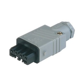 1 pcs - Hirschmann, ST IP54 Grey Cable Mount 4P + E Industrial Power Socket, Rated At 10A, 230 V, 400 V