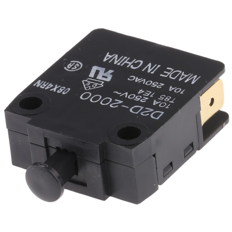1 pcs - Omron Door Micro Switch, Plunger, SPDT 10 A @ 250 V ac, -25 - +85°C