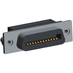 1 pcs - TE Connectivity 24-Way IDC Connector Socket for Cable Mount, 2-Row