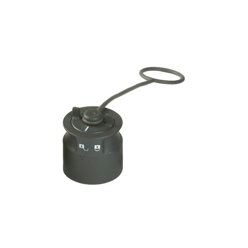 1 pcs - Bulgin 6000 Male Dust Cap, Shell Size 26 IP66, IP68, IP69K Rated, Thermoplastic