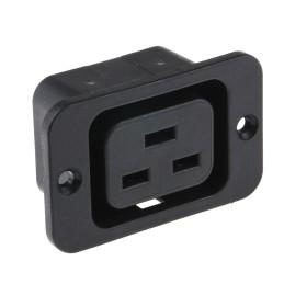 1 pcs - Schurter C19 Panel Mount IEC Connector Socket, 20A, 250 V