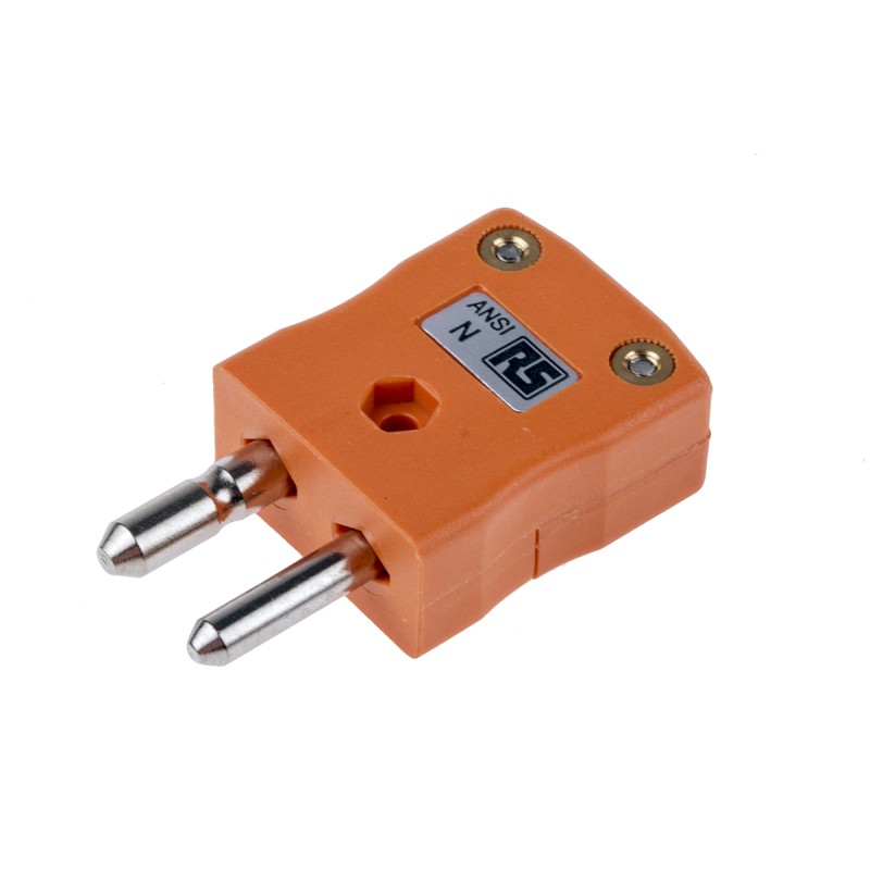 1 pcs - RS PRO In-Line Thermocouple Connector for Use with Type N Thermocouple, Standard Size, ANSI Standard