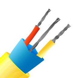 1 pcs - RS PRO Type K Thermocouple Wire, 200m, Screened, PVC Mylar Insulation, +105°C Max, 7/0.2mm