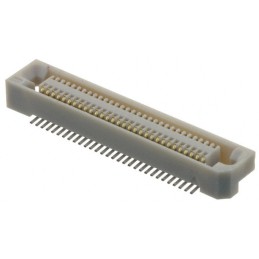 1 pcs - Hirose FX6 Series Straight Surface Mount PCB Socket, 60-Contact, 2-Row, 0.8mm Pitch, Solder Termination