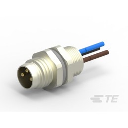 1 pcs - TE Connectivity Circular Connector, 3 Contacts, Front Mount, M8 Connector, Plug, Male, IP67
