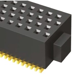 1 pcs - Samtec SOLC Series Straight Surface Mount PCB Socket, 60-Contact, 4-Row, 0.635mm Pitch, Solder Termination