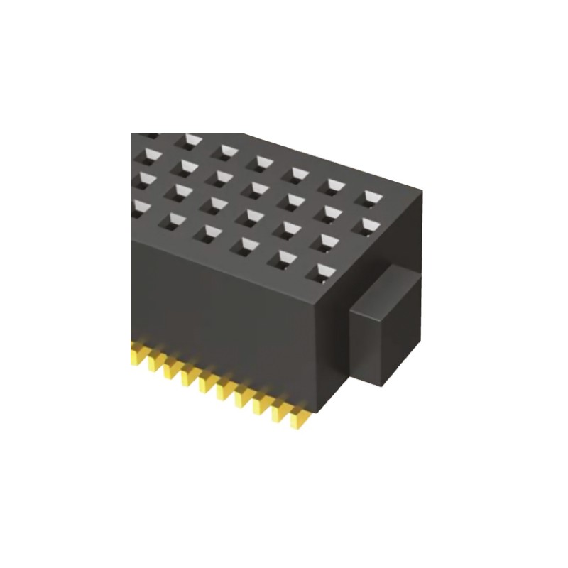1 pcs - Samtec SOLC Series Straight Surface Mount PCB Socket, 60-Contact, 4-Row, 0.635mm Pitch, Solder Termination