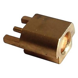 2 pcs - Molex 73415 Series, jack PCB Mount MMCX Connector, 50Ω, Solder Termination, Right Angle Body