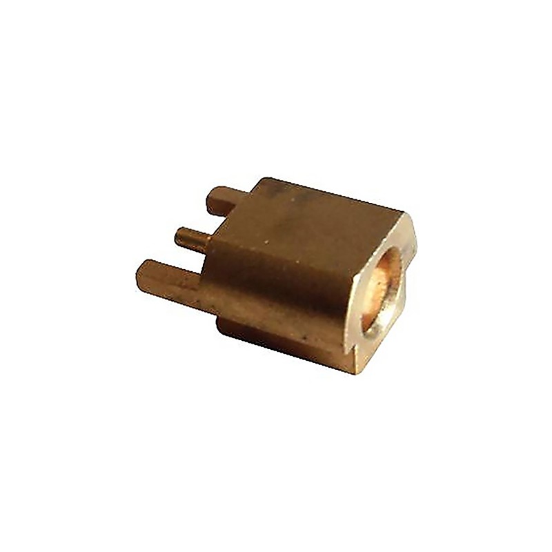 2 pcs - Molex 73415 Series, jack PCB Mount MMCX Connector, 50Ω, Solder Termination, Right Angle Body