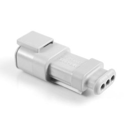 2 pcs - Amphenol Industrial, ATM Automotive Connector Socket 3 Way, Crimp Termination