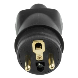 1 pcs - French Mains Connector, 16A, Cable Mount, 250 V ac