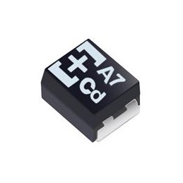 1 pcs : 35TQC10MYFB - Tantalum Capacitors - Polymer 35VDC 10uF 20% 1100mA
