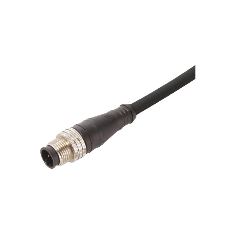 1 pcs - Brad from Molex Straight Male 4 way M12 to Unterminated Sensor Actuator Cable, 2m