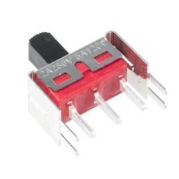 1 pcs - RS PRO Through Hole Slide Switch SPDT Latching 5 A @ 28 V dc Top