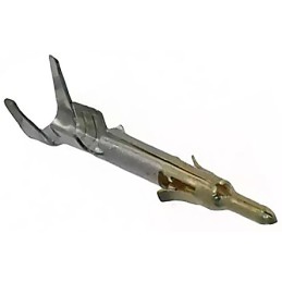 500 pcs - TE Connectivity Mini-Universal MATE-N-LOK Series Male Crimp Terminal, 22AWG Min, 18AWG Max