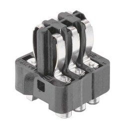 1 pcs - HARTING Heavy Duty Power Connector Insert, 10A, Female, STAF Series, 6 Contacts